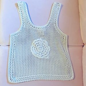 Jessica Simpson Cream Knit Tank Top